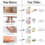 Epielle Intensive Repairing Hand Mask 6 Pairs, Deep Moisturizing Gloves for Dry, Cracked Hands, Self Care Gifts for Women, Spa Kit, Stocking Stuffers, Thanksgiving Essentials