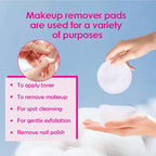 2000 PCS Ultra Soft Cotton Rounds, White, Double-Layered, Hypoallergenic, Lint-Free, 20 Pack with 100 Count Each, Premium Facial Cleansing Pads for Makeup Removal