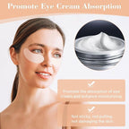 2 Pcs Under Eye Patches Silicone, Under Eye Patches Eye Patches Plump Fine Lines & Wrinkles, Tin Case