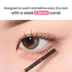 NEOGEN Extra Slim Metal Maxicara, Makeup Mascara, Washable Metal Iron Wand Brush, Long Lasting, Volumizing, Lengthening, Waterproof, Korean Makeup Beauty, Korean Vegan Certified, Black
