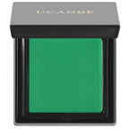 UCANBE Green Single Eyeshadow Palette, Highly Pigmented Matte Eye Shadow Powder, Professional Long-Lasting Waterproof Makeup Palette