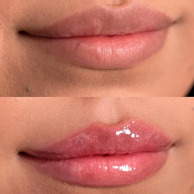 Ofra Lip Lush Thicc - Pink Lip Plumper Gloss - Hydrating, Non Sticky, Ultra Glossy, and Cruelty-Free Plumping Lip Gloss - 3.5ml