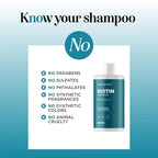 Volumizing Biotin Shampoo for Thinning Hair - Thin Hair Shampoo with Peppermint Argan and Essential Oils for Hair Care - Vegan Sulfate Free Shampoo for Damaged Dry Hair Paraben and Cruelty Free (Mint)