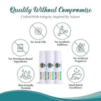 Moisturizing Tallow Lip Balm – Grass-Fed Beef Tallow with Organic Coconut Oil, Beeswax, and Vitamin E – Peppermint – Lip Balm Set – Travel Essential – 3-Pack