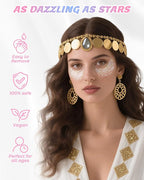 6 Pcs Clear White Face Body Glitter Gel，Holographic Chunky Sequins Body Glitter Paint for Party Singer Concerts Music Festival Rave Accessories for Girls Women Face Body DIY Sparkling Makeup