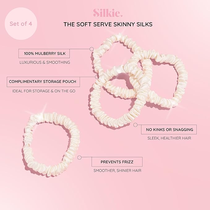 SILKIE x4 Set 100% Pure Mulberry Silk (Soft Serve)