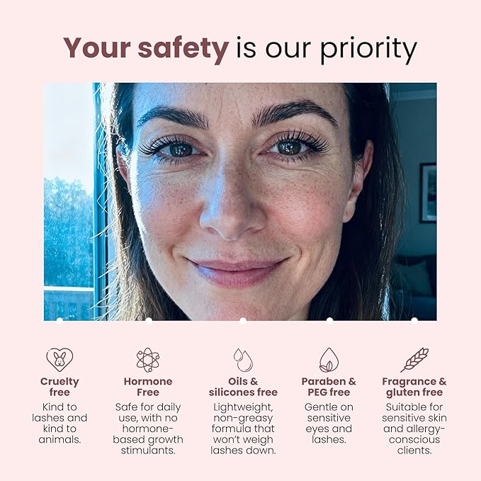 Trybello 2-in-1 Eyelash Growth Serum + Mascara Dual Wand | Natural Lash Growth Booster with Biotin, Peptides & Botanical Extracts | Volumizing, Thickening & Lengthening Formula for Fuller Eyelashes