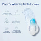 GLO Science Teeth Whitening Gel – 6% Hydrogen Peroxide – Clinically Proven, Fast & Safe for Sensitive Teeth – Includes 10 Gel Vials & 1 Lip Care