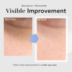 NOWATER Collagen Eye Cream for Wrinkles, Puffiness, Dark Circles - Hydrolyzed Collagen & Beta-glucan for Improved Under-eye Area, Korean Skincare (0.88 fl.oz)