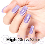 modelones Cat Eye Gel Nail Polish,Glitter Purple Gel Polish with Magnet Magentic Cateye Gel Polish Soak Off Led Reflective Gel Top Coat Manicure Salon DIY Gifts