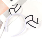 Game Day Fans Headbands for Women&Men, Glitter Ball Sports Hairbands, Sports Themed Hair Accessory, Team Party Favor