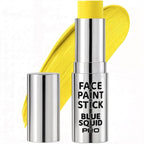 Blue Squid PRO Yellow Face Paint Stick - Waterproof Body Paint for Adults & Kids Eye Black Baseball, Softball - Vegan Hypoallergenic Twist-Up Non-Toxic Makeup Stick for Cosplay, Sports & SFX