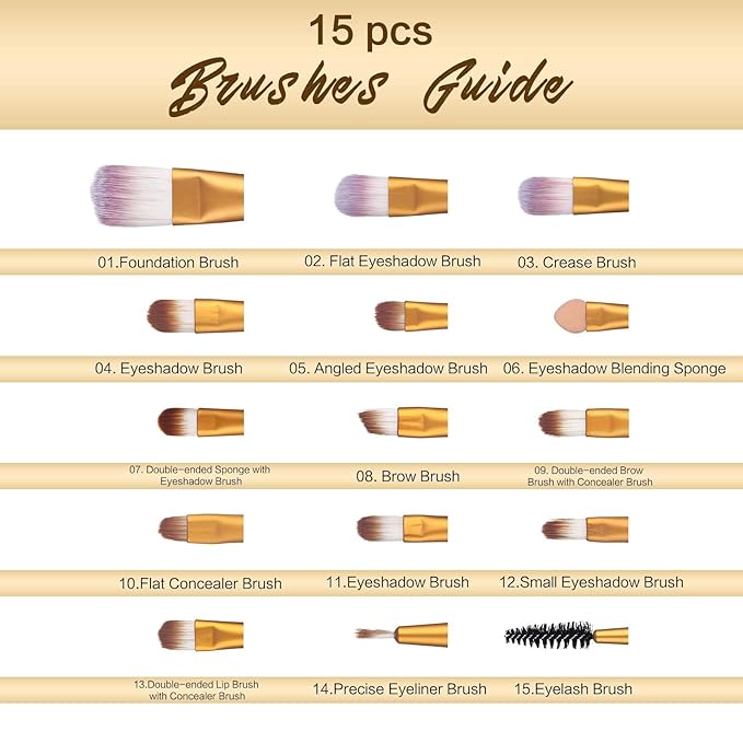 UCANBE Makeup Eyeshadow Palette + 15Pcs Brush Set, Pigmented 86 Colors Make Up Pallet with Brushes, Matte Shimmer Glitter Palettes Valentine's Day Gift, Eye Shadow Highlighter Contour Blush Beauty Kit