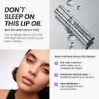 Wonderskin Lip Oil - Lip Rehab Serum Oil, Hydrating and Moisturizing Clear Serum for Dry Lips - Natural, Vegan and Non-sticky (Clear)