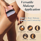 75MM Extra Large Self Tanner Kabuki Makeup Brush – Ultra Soft Dense Vegan Bristles for Body Makeup, Bronzer & Foundation–Applies Tanning Mousse, Lotion & Self Tanner–Pink, Wet & Dry