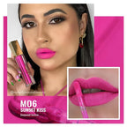 Oulac Matte Liquid Lipstick for Women 3PCS, Bright Pink Lip Stain Long Lasting Waterproof, No Transfer, Creamy High Pigmented Formula, Vegan & Cruelty-Free. Pink Set【M06+M09+M10】