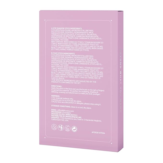 Brown Eyeshadow Stick Makeup Set 3PCS, Neutral Shimmer And Matte Cream Eye Shadow Palette, Metallic Bronze Smoky Eyeliner Brightener Crayon Kit, Ideal Gift for Women -Cocoa Island Matte