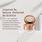 Avya Skincare Two-In-One Lip Treatment/Sugar Scrub Exfoliates and Softens Lips/Balm with Marula and Mango Moisturizes and Nourishes / .07oz