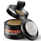 IMPERIO Root Touch Up Hair Powder for Concealing Hair Loss instantly - Hairline Powder for Women & Men - Water resistant Root Cover Up for Thinning Hair in Premium Hairdressing Quality (Dark Blonde)