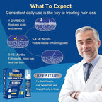 5% minoxidil foam for men-5pack， Infused with Biotin, Hair Growth Treatment, Supports Thicker and Fuller Hair & Beard (10.5oz, 5 Month Supply)