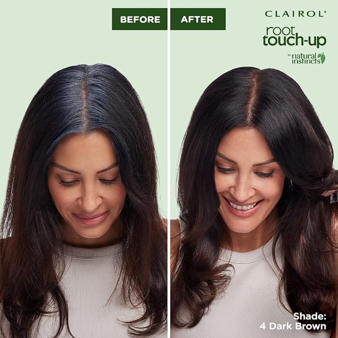 Clairol Natural Instincts 2 Black, Demi-Permanent Hair Dye & Root Touch-Up Bundle