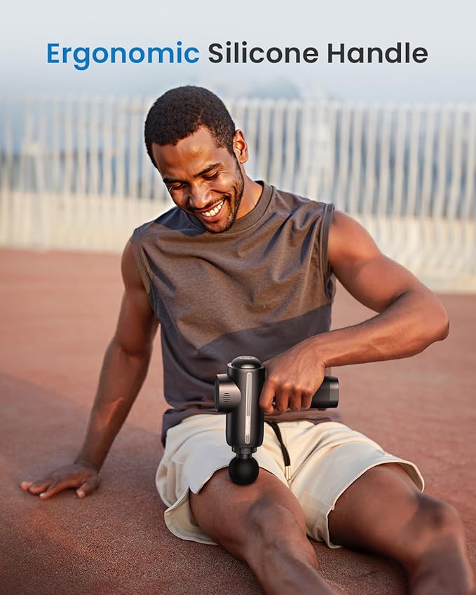 RENPHO Massage Gun Deep Tissue, Valentine's Day Gifts, Percussion Handheld Neck Massager FSA Eligible, Electric Mini Back Massagers with Carry Case for Athletes Men Women, HSA, Active