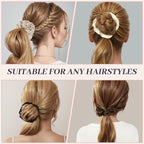 5Pcs Satin Scrunchies for Women, Softer Than Silk Scrunchies, Fashion No Crease Hair Ties for Thin Thick Hair,Soft Hair Bands No Damage for Girls, Ideal Gifts for Women (Set 1)