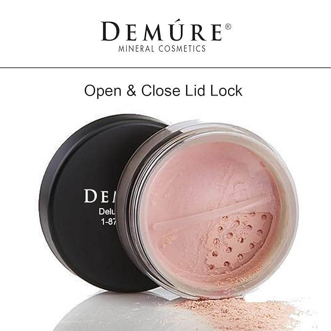 Demure Mineral Blush Makeup (Mauve) Loose Powder | Professional Grade, Cruelty Free Make-up