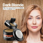 IMPERIO Root Touch Up Hair Powder for Concealing Hair Loss instantly - Hairline Powder for Women & Men - Water resistant Root Cover Up for Thinning Hair in Premium Hairdressing Quality (Dark Blonde)
