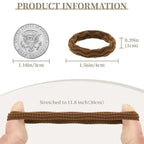 10 Pcs No Damage Hair Ties Thick Hair Elastic Rubber Bands Hair Accessories Scrunchies Seamless for Women