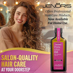 Jenoris Pistachio Oil Hair Serum for Frizzy and Damaged Hair, Lightweight Hair Oil for Dry Hair with Omega 3-6-9 Complex, Anti-Frizz Hair Serum for Shine, Hydration & Split-End Treatment, 3.38 fl.oz