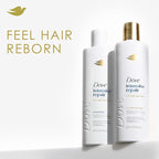 Dove Shampoo 4 count Intensive Repair for Damaged Hair with Bio-Protein Care Technology and Amino Serum 12 Fl Oz