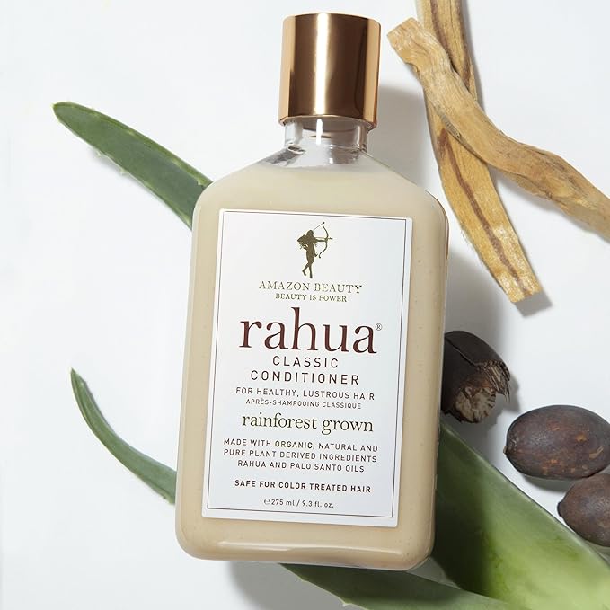 Rahua Classic Hair Conditioner, Vegan Hydrating Hair Care Oil, Quinoa, Organic Aloe Vera, Rosemary, Natural Palo Santo for Scalp Care, Promotes Growth, Silicone Free, 9.3 Fl Oz