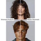 Modern Mammals Men's Shampoo Alternative I Sulfate Free CoWash I Enhances Natural Hair Volume I Lather Free, Cleansing, Hydrating, Replaces Conditioner, 2 in 1, I Barber Recommended (32oz)