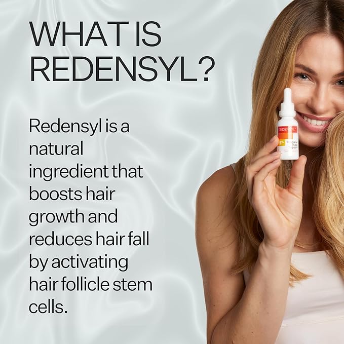 5% Redensyl Hair Growth Serum - Vegan Follicle Activator & Hair Thickening Serum for Men & Women's Hair Growth. Scalp & Hair Density Serum for Thicker, Fuller Hair Care