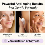 LilyAna Naturals Eye Cream for Dark Circles and Puffiness, Under Eye Cream for Wrinkles and Bags, Anti Aging - helps Improve Dryness; for Sensitive Skin - 1.7 oz - Made in USA