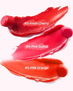 RUNBEN Kids Tinted Lip Balm, Pink Guava Lips Gloss, 24H Moisturizing, Safe & Non-toxic Lipstick for Kids & Teen, Christmas Makeup Gift for Girls, 2g