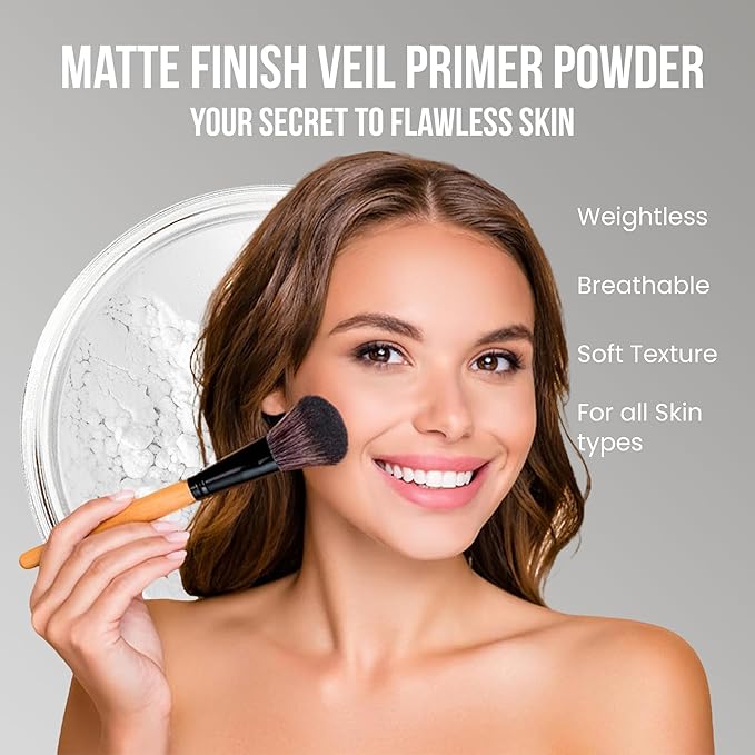 16pc Beginner Mineral Makeup STARTER KIT with 10 BRUSHES (5gm)Sample Size Foundation, Primer, Blush, Bronzer, Setting Powder for Learning, Occasional Use & First Time Users, Travel Size Kit(Light Tan)