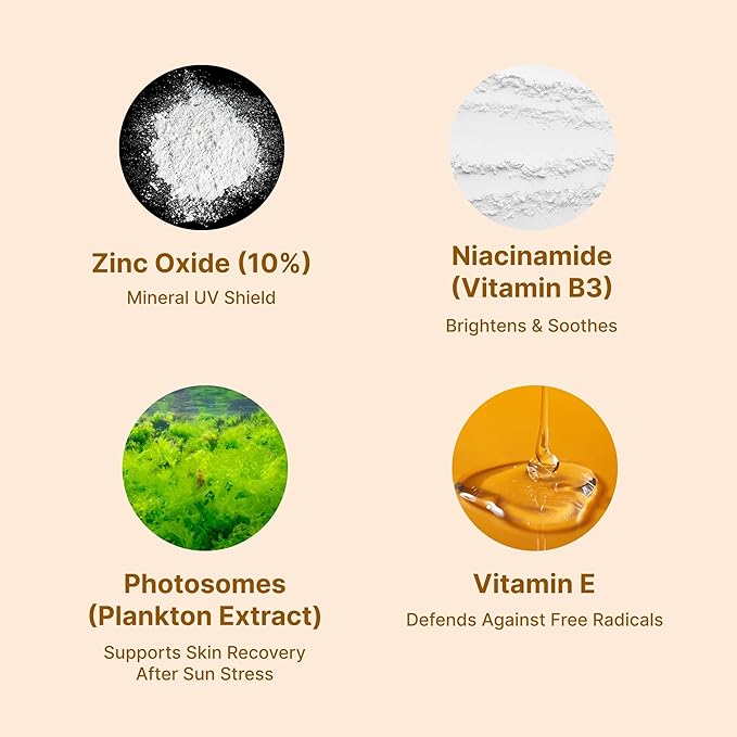 ZincPure Sunmilk SPF 50 PA++++, 100% Mineral Zinc Oxide Face Sunscreen, Broad Spectrum UVA/UVB, Lightweight, No White Cast, Fragrance-Free Daily Moisturizer for Sensitive Skin (40 ml)