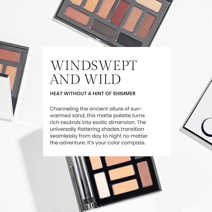 OFIR Shimmer 12-Shade Eyeshadow Palette | Buildable Pigment Adds Depth | Talc Free Eye Shadow Palette Makeup | Lightweight Powder Enhances Radiant Looks (Dune Matte)