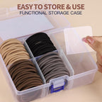 YGDZ Hair Ties for Thick Hair, 150 PCS Hair Elastic 5CM Ponytail Holders No Hair Damage, Rubber Bands for Hair, Elastic Hair Ties, Christmas Stuffers Xmas Gift Hair Accessories for Women, Men, Girls