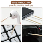 200PCS Pointed Cotton Swabs - 4 inch Microblading Precision Tip Cotton Swabs with Wooden Sticks - for Makeup, Tattoo Permanent Supplies