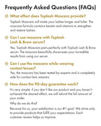 Toplash Extra Ebony Mascara with Keratin, Panthenol and Vitamin E