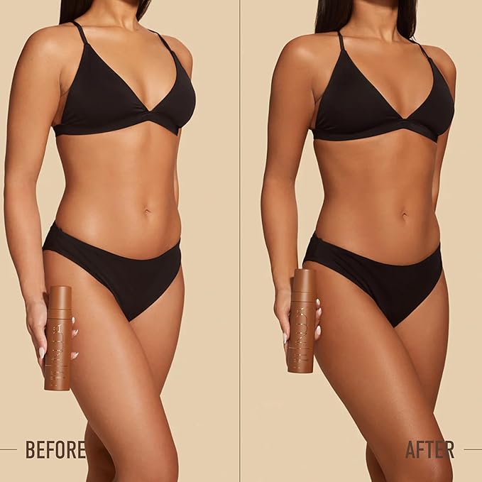 Nuda Self Tanning Mousse | Lightweight Sunless Tanning Lotion | Cruelty Free Body Self Tanner Mousse with Natural Ingredients | Bronzing Lotion at Home (190mL, Ultra Dark)