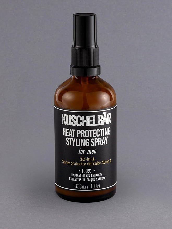 KUSCHELBAR-TOTAL REPAIR | Heat Protection Spray for Hair | Hair Styling Products | Cotton & Thyme Extracts | Deep Moisture, Nourishment & Frizz Control | Non-Greasy, Lightweight 1.69 fl.oz