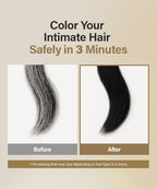 Color for Hair ‘Down There’, Cream Type, Natural Black-Brown Color, Easy to Apply, 3-Minute Touch-Up