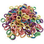 Mini Small Hair Ties All Hair Types Seamless Hair Ponies Elastics Ponytail Holders Hair Scrunchies Hair Accessories Baby Girls Kid Children 200 pcs