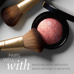 LAURA GELLER NEW YORK Dual-Ended Blush + Bronzer Brush - Blush Bronzer Contour Face Makeup Brush