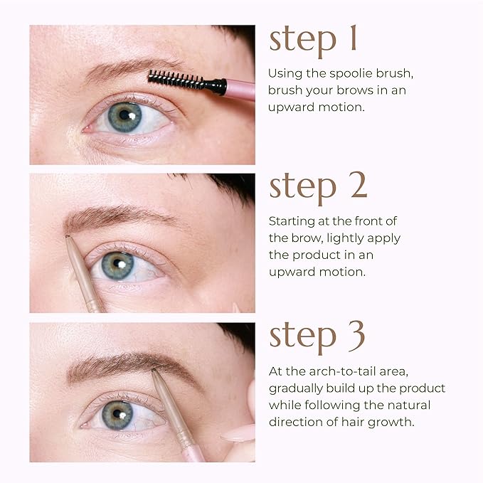 Chella Eyebrow Pencil – Easy-to-Use Brow Definer for Shaping, Filling & Blending – Long-Wear Taupe Eyebrow Pencils for Women with Precise Tip (Taupe)