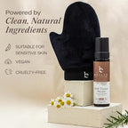 Self Tanner Tanning Mousse Kit - USA Made with Natural & Organic Ingredients, Self Tanner Mousse and Mitt, Tan Kit, Fake Tan Tanning Foam, Medium to Dark, Sunless Tanners Best Sellers